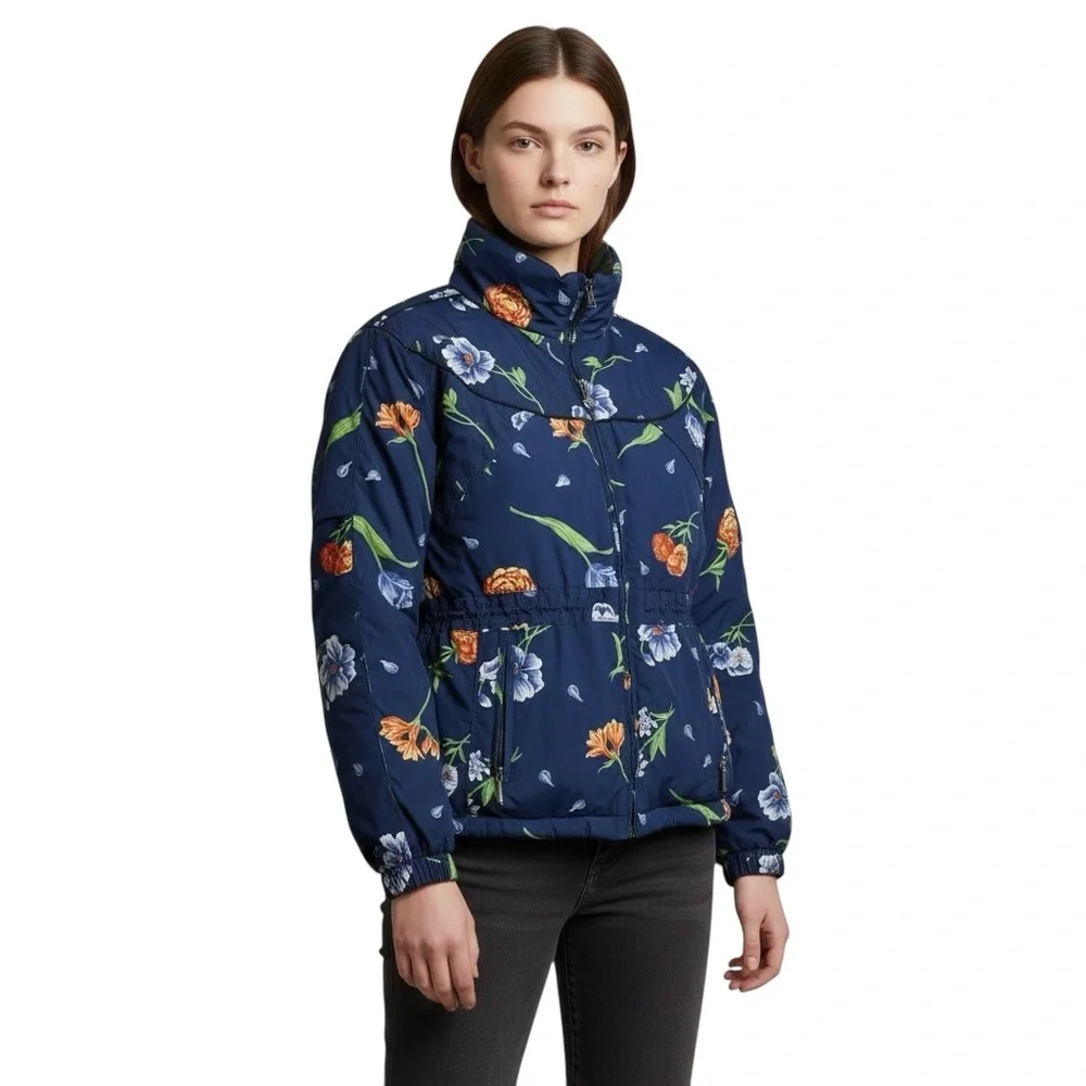 OBERMEYER Waterproof Floral Ski Jacket - Size 18 Teen